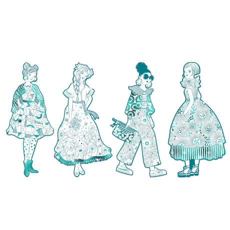 Djeco Large Colouring Rebekka & Friends