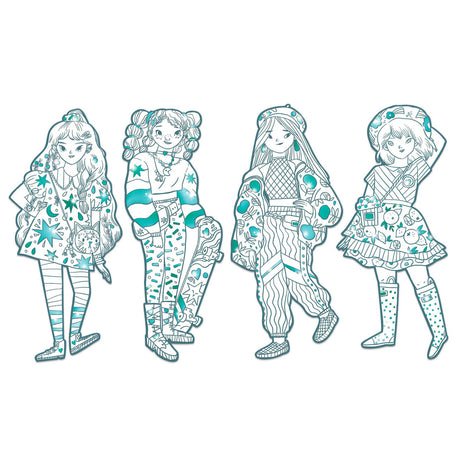 Djeco Large Colouring Angele & Friends