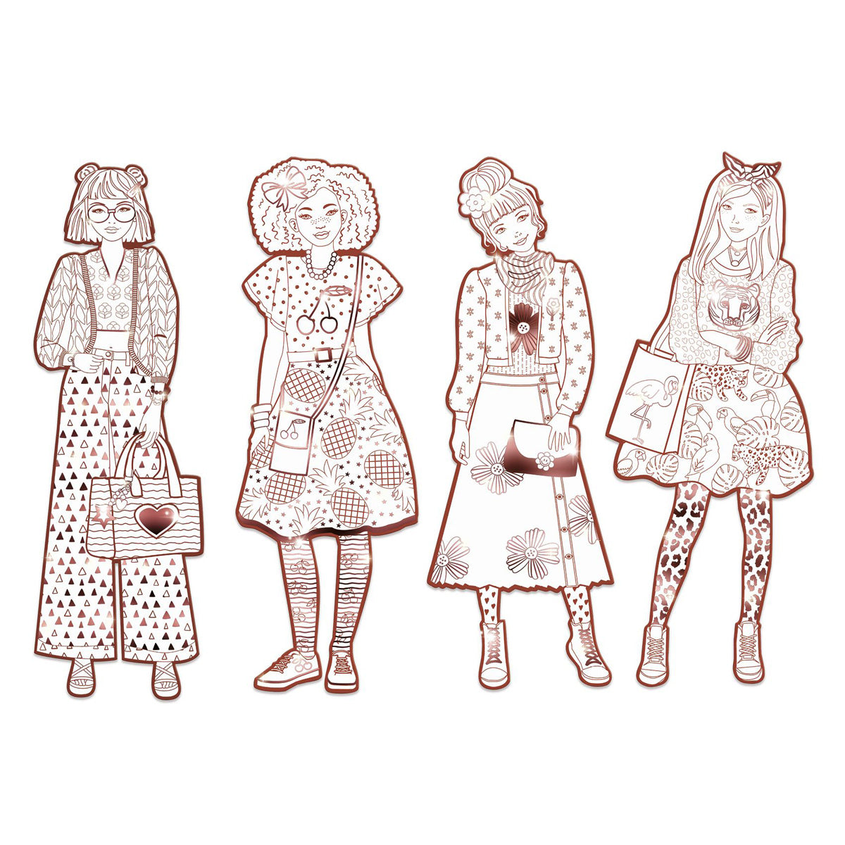 Djeco Large Colouring Nina & Friends