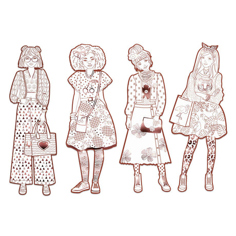 Djeco Large Colouring Nina & Friends