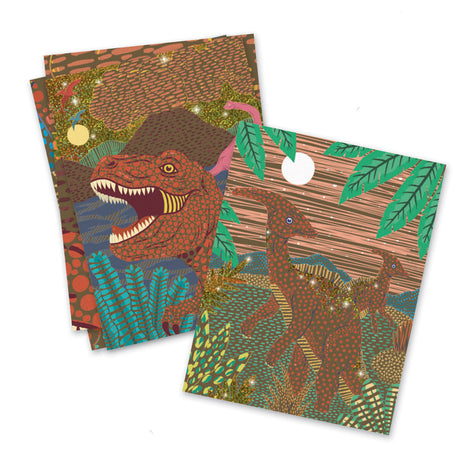 Djeco Art- Scratch Art - When Dinosaurs Reigned DJ09726