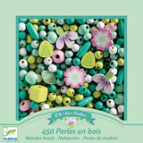 Djeco Threading Beads - Leaves & Flowers