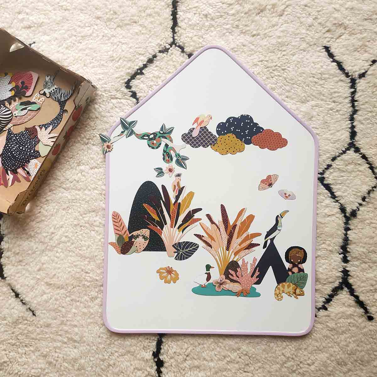 Little House Magnetic Slate Board