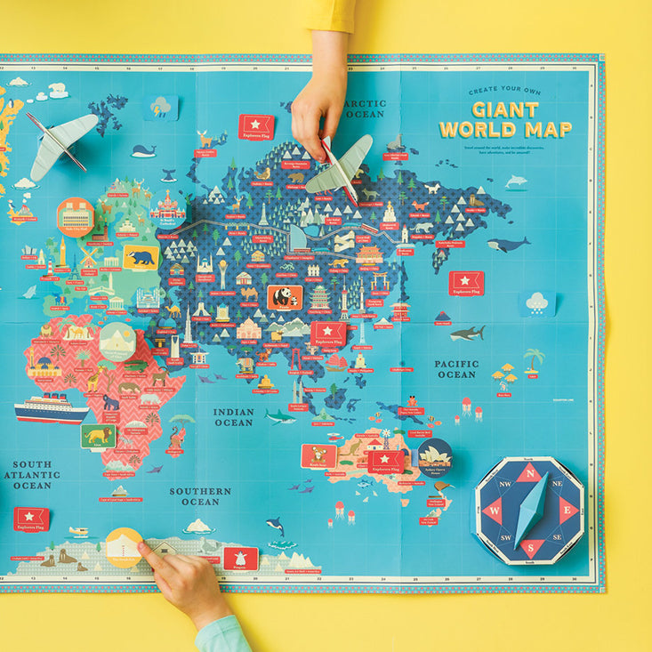 Create Your Own Giant World Map