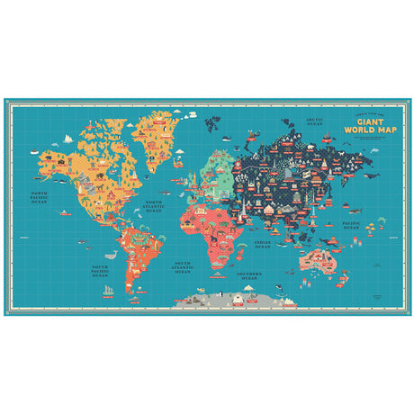 Create Your Own Giant World Map
