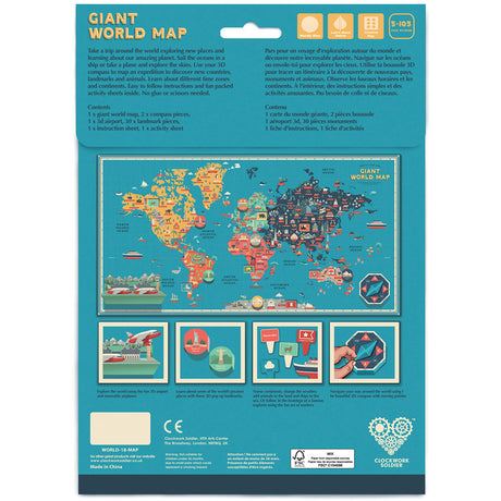 Create Your Own Giant World Map