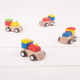 Wooden Clockwork Train