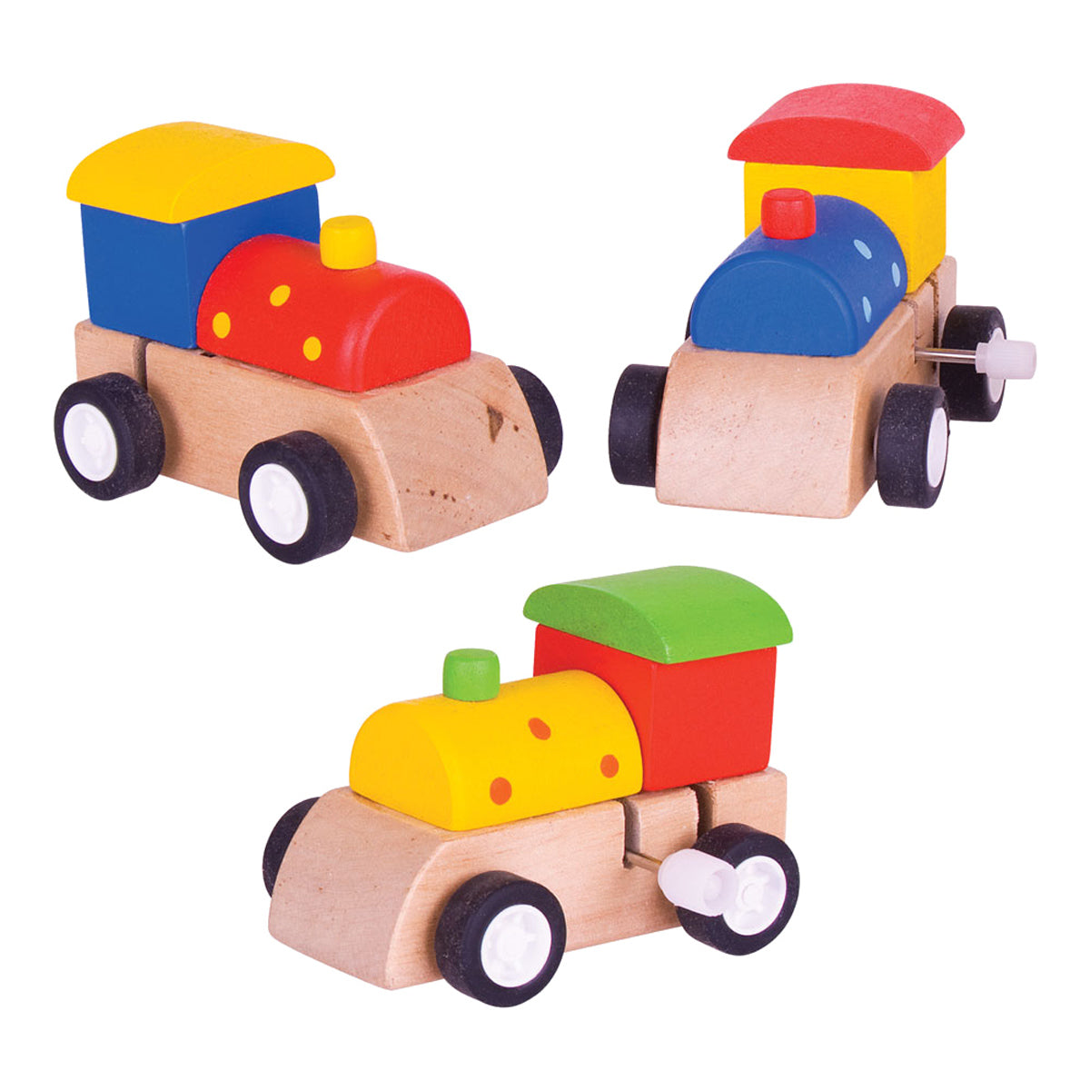 Wooden Clockwork Train