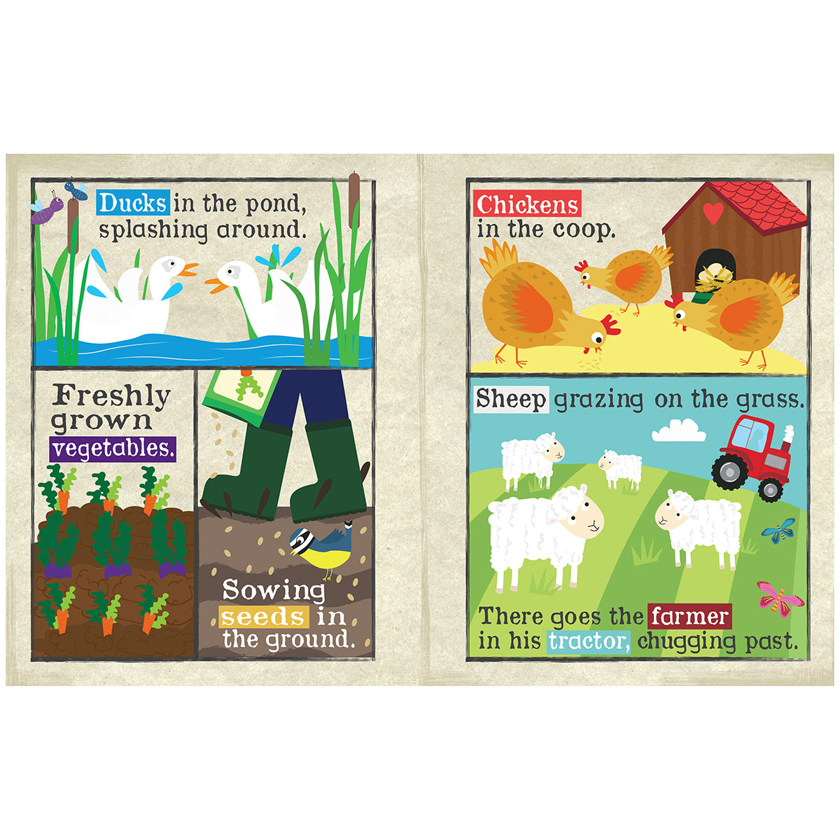 Crinkly Cloth Books - A Day At The Farm
