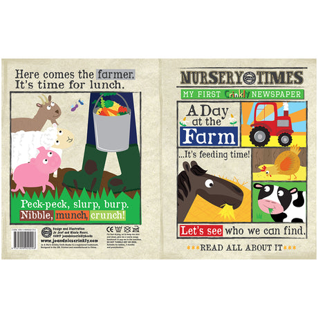 Crinkly Cloth Books - A Day At The Farm
