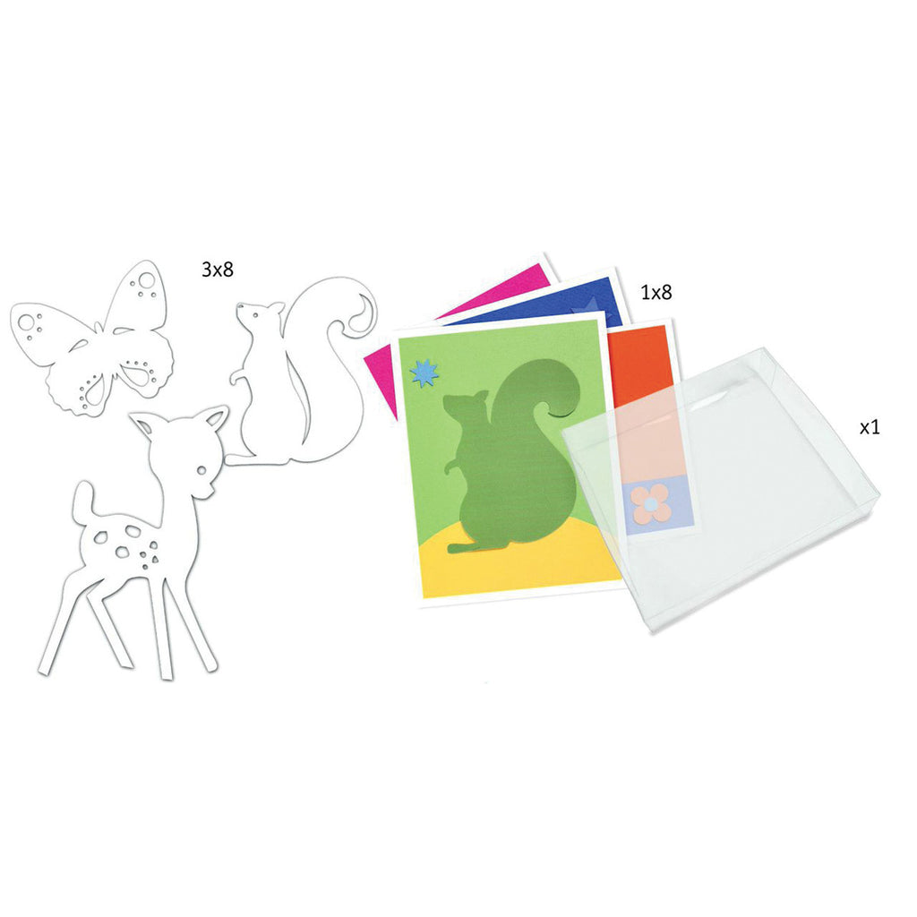 Djeco Art- Colourful Parade Marbling Art Sheets and Stencils DJ09686