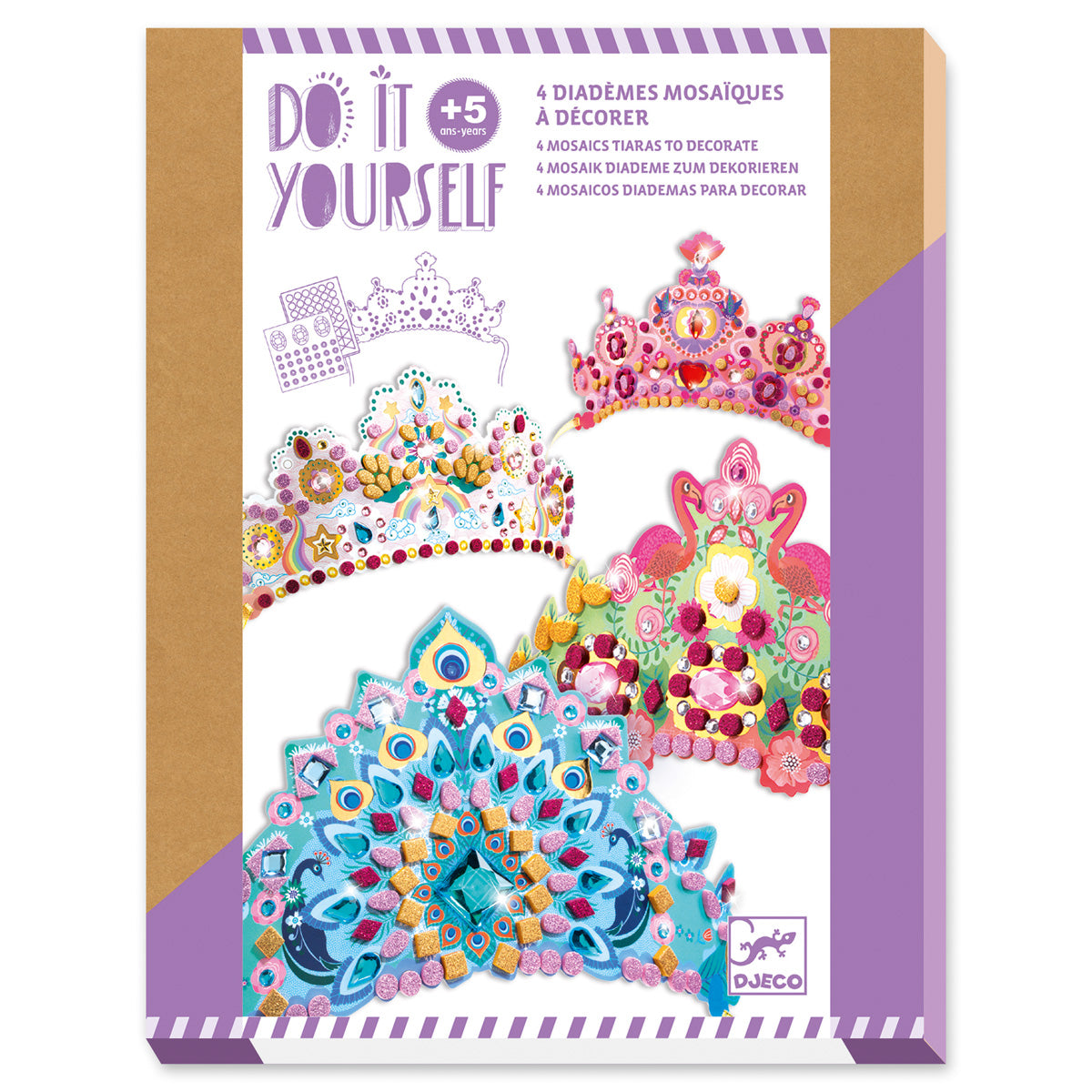 DIY Mosaic Tiaras