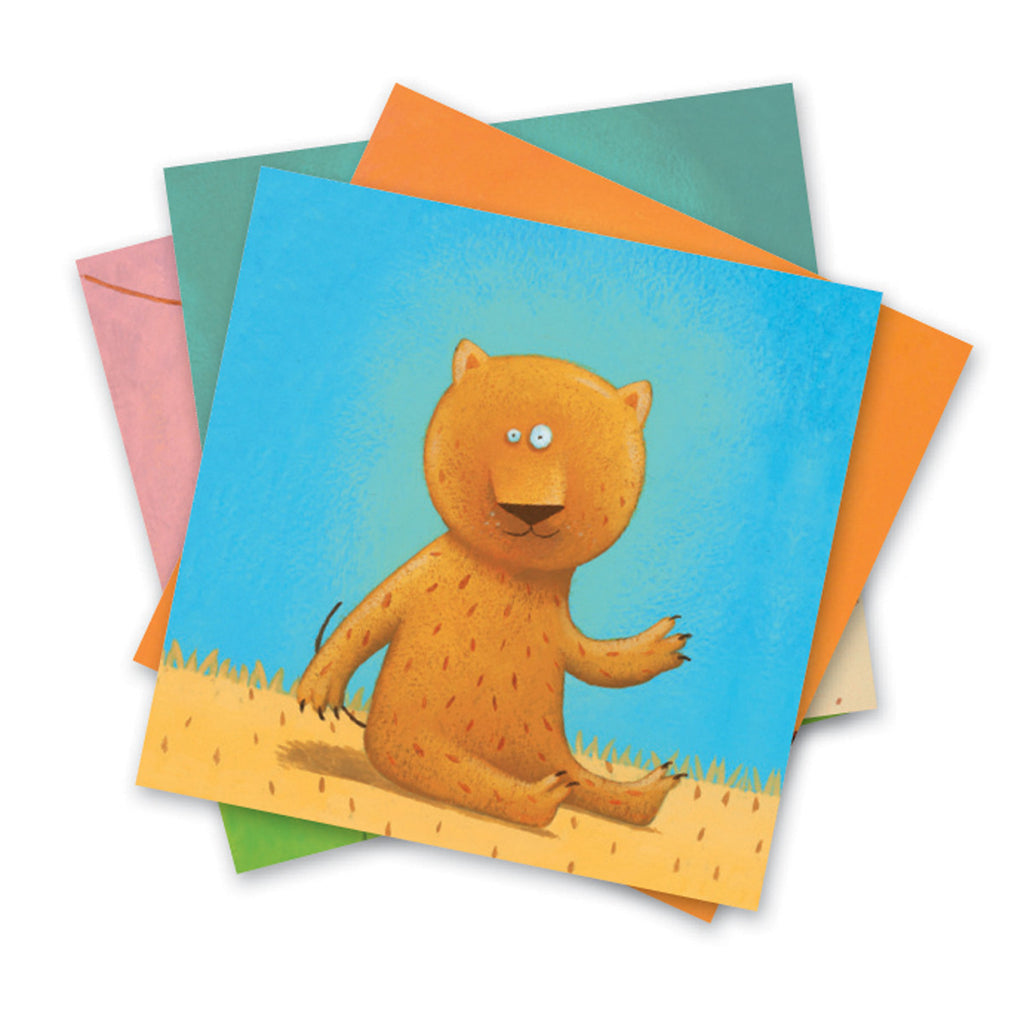 Djeco Art Stickers - Create Animals Lion Sheet DJ08932