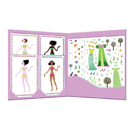 Djeco Art- Paper Dolls - Dresses through the Seasons DJ09690 