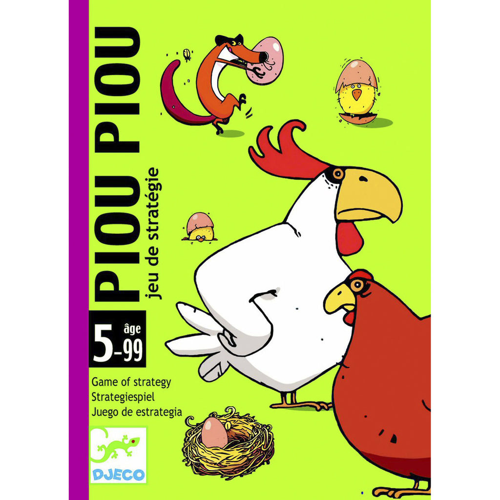 Djeco Game- Piou Pio Card Game Packaging DJ05119
