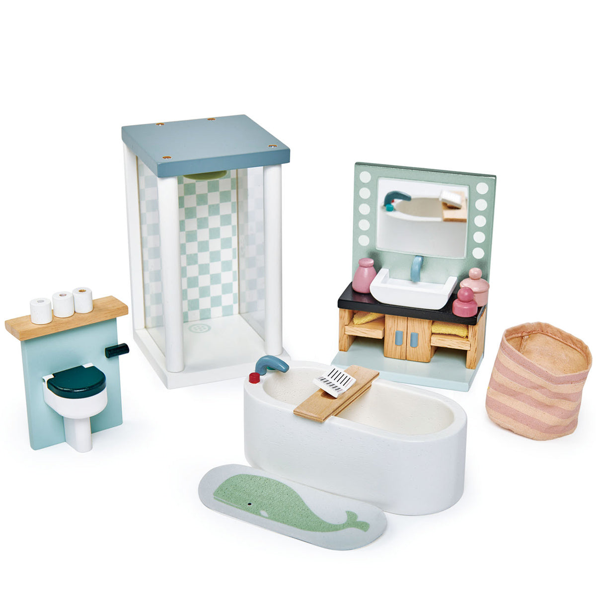 Tender Leaf Dovetail Bathroom Set