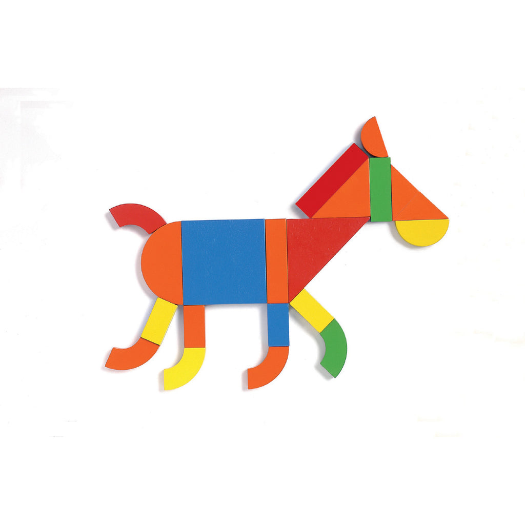 Djeco Game- Geoform Magnetics Horse Detail DJ03130