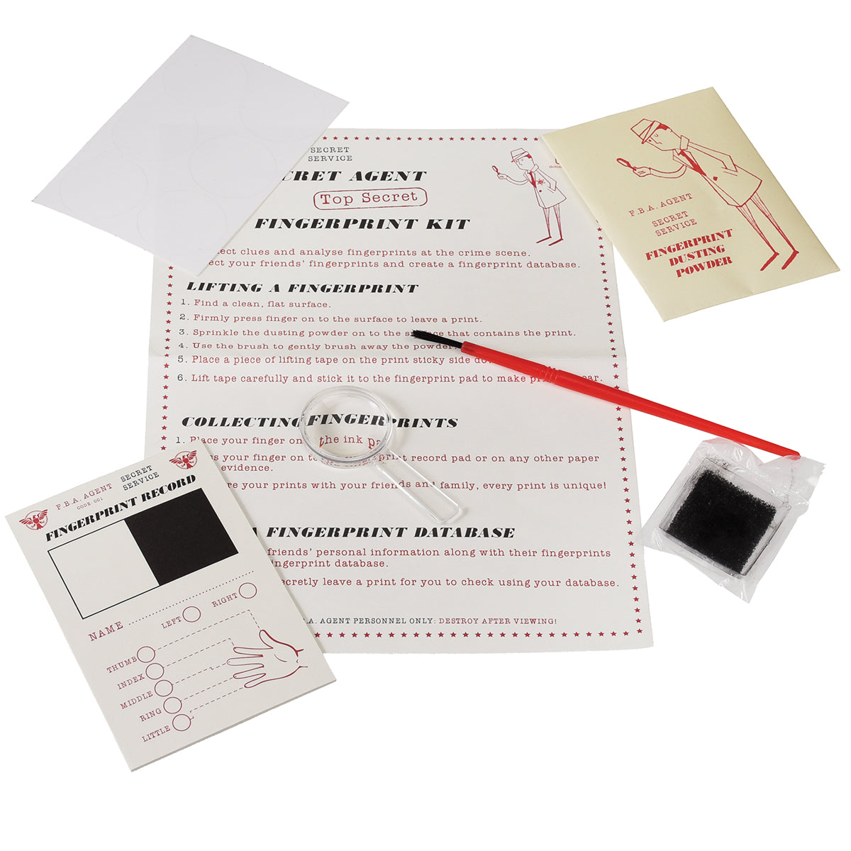 *Wonky* Secret Agent Finger Print Kit