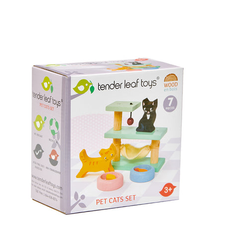 Tender Leaf Pet Cats Set